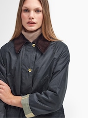 Barbour® Green Long Beadnell Jacket - Image 4 of 7
