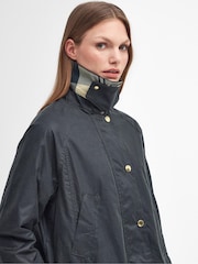 Barbour® Green Long Beadnell Jacket - Image 5 of 7