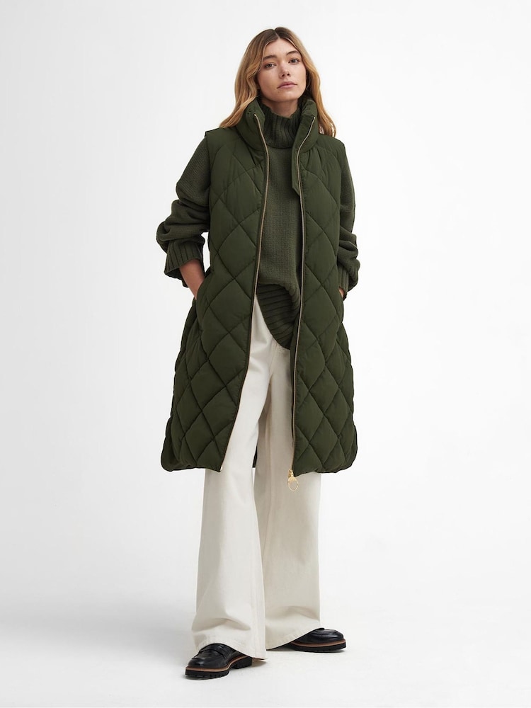 Barbour® Green Leverton Gilet - Image 1 of 10