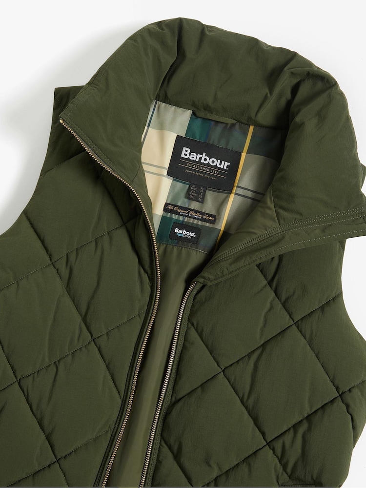 Barbour® Green Leverton Gilet - Image 10 of 10