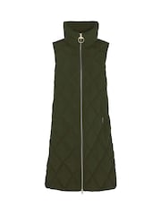 Barbour® Green Leverton Gilet - Image 8 of 10