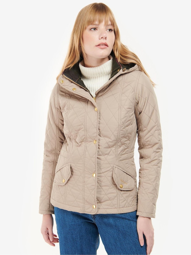 Barbour® Cream Millfire Quilt Jacket - Image 1 of 10 Barbour® Cream Millfire Quilt Jacket - Image 1 of 10