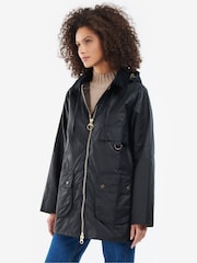 Barbour® Blue Highclere Wax 100% Cotton Jacket - Image 1 of 9