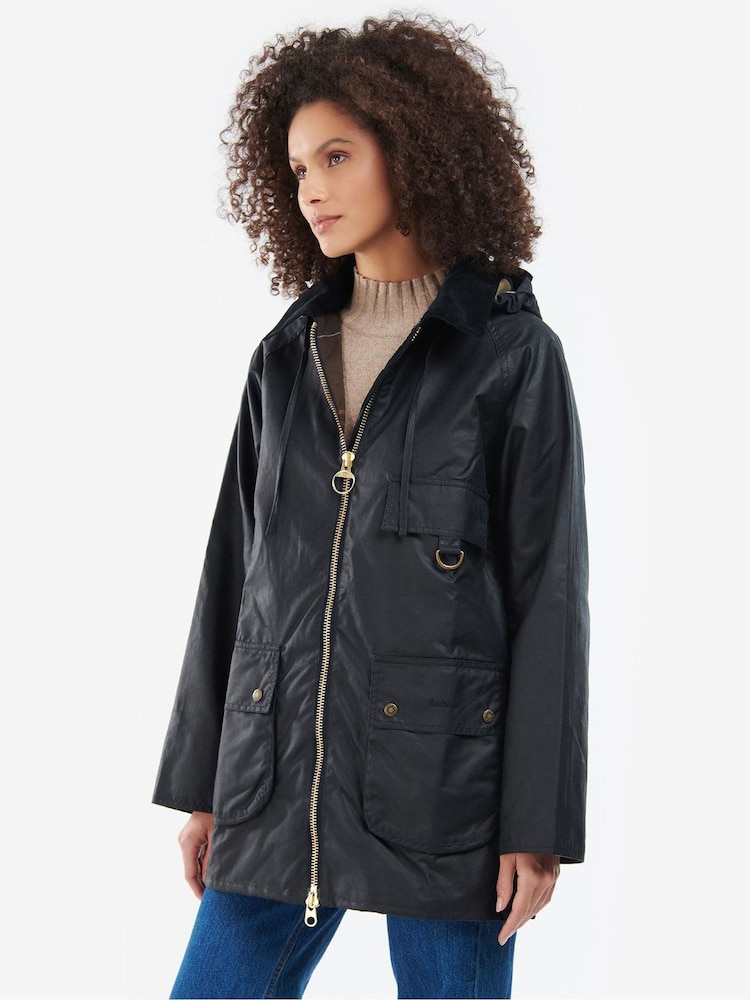 Barbour® Blue Highclere Wax 100% Cotton Jacket - Image 1 of 9
