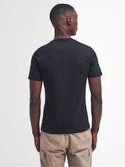 Barbour® International 100% Cotton Small Logo Black T-Shirt - Image 3 of 7