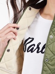 Barbour® Green Deveron Diamond Quilt Lightweight Jacket - Image 2 of 6