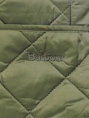 Barbour® Green Deveron Diamond Quilt Lightweight Jacket - Image 4 of 6