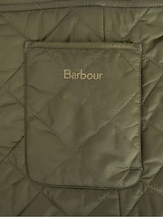 Barbour® Green Deveron Diamond Quilt Lightweight Jacket - Image 6 of 6