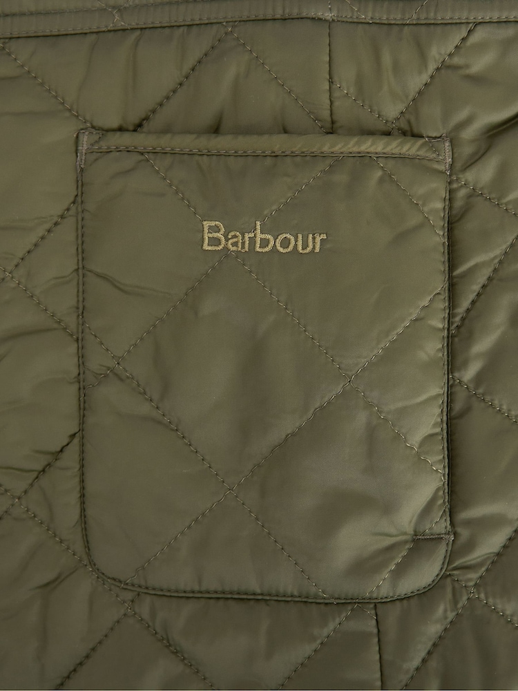 Barbour® Green Deveron Diamond Quilt Lightweight Jacket - Image 6 of 6