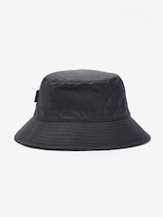 Barbour® Black Wax Bucket Hat - Image 1 of 9