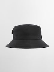 Barbour® Black Wax Bucket Hat - Image 2 of 9