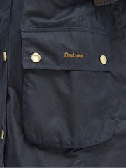 Barbour® Blue Long Beadnell Jacket - Image 11 of 11