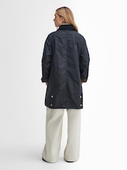 Barbour® Blue Long Beadnell Jacket - Image 3 of 11