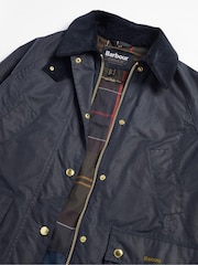 Barbour® Blue Long Beadnell Jacket - Image 9 of 11