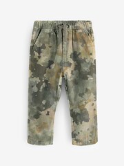 Light Camo Corduroy Pull On 100% Cotton Trousers (3mths-7yrs) - Image 1 of 1