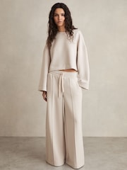 صخري - سويت شيرت قصير، تشكيلة Freya من Reiss - صورة 3 من 6