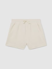 Reiss Buttermilk Cream Jodie Modal-Blend Jersey Shorts - Image 2 of 6