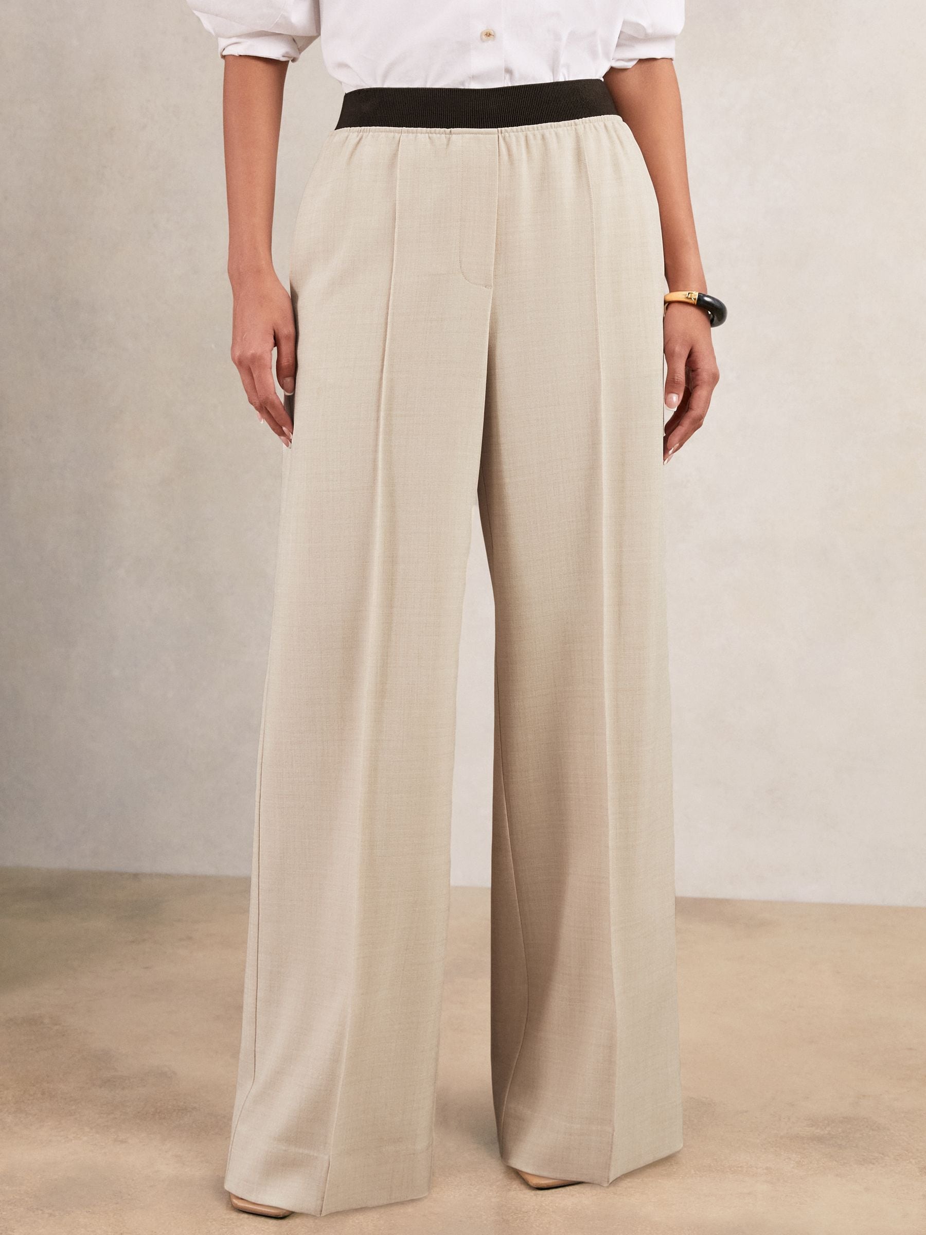 【YOURNUS】Wilder Three Tuck Loose Wide Slacks Future Present - YOKE | Belted 2 Tuck Wide Trousers