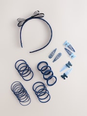 Navy Blue Hair Set - Image 1 of 4