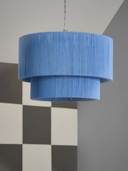 Blue Yale Easy Fit Pendant Lamp Shade - Image 3 of 5