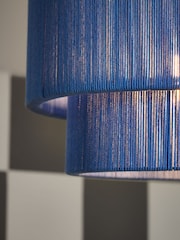 Blue Yale Easy Fit Pendant Lamp Shade - Image 4 of 5