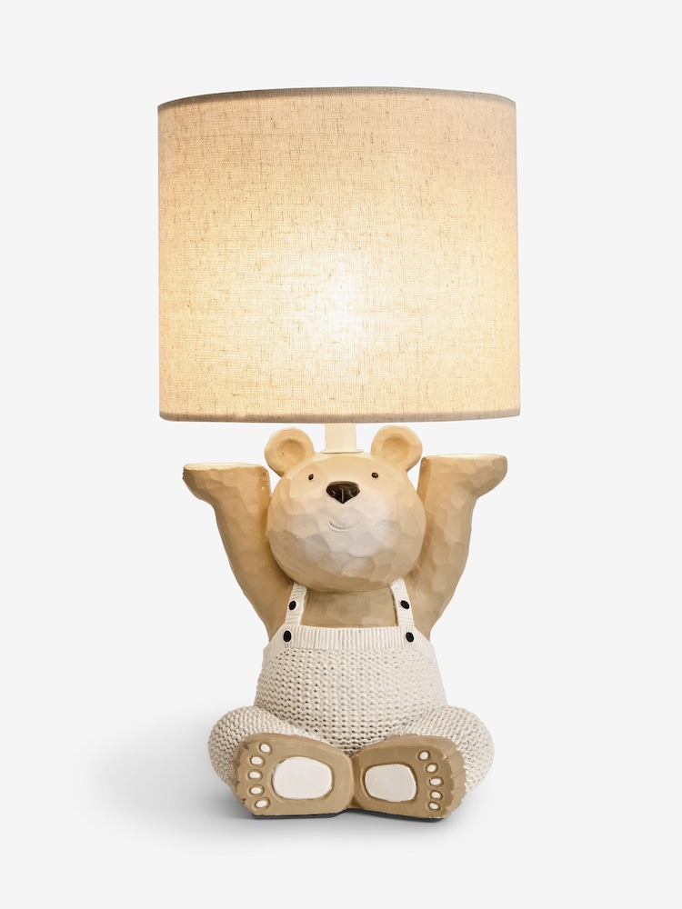 Natural Bertie Bear Table Lamp - Image 1 of 5