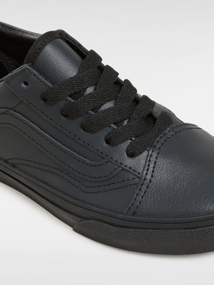 Vans Kids Old Skool Black Trainers - Image 4 of 4