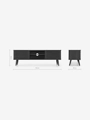 MADE.COM Black Oak Effect Tulma TV Unit - Image 5 of 7