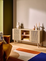 MADE.COM Dark Oak Effect Large Tulma Sideboard - Image 1 of 3