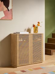 MADE.COM Dark Oak Effect Tulma Shoe Storage - Image 1 of 5
