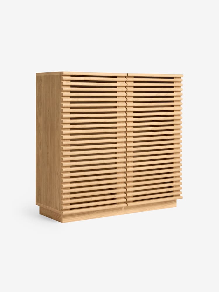 MADE.COM Dark Oak Effect Tulma Shoe Storage - Image 5 of 5