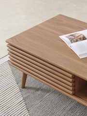 MADE.COM Dark Oak Effect Tulma Storage Coffee Table - Image 3 of 7