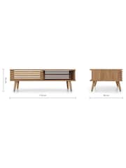 MADE.COM Dark Oak Effect Tulma Storage Coffee Table - Image 6 of 7