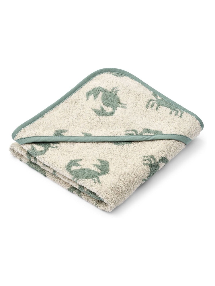 Liewood Baby 100% Cotton Alba Yarn Dyed Hooded Towel - Image 1 of 3