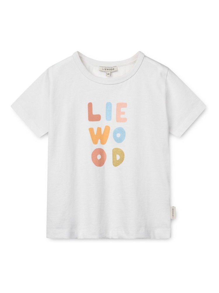 Liewood Pink Light Apia Placement Shortsleeve T-Shirt - Image 1 of 3 Liewood Pink Light Apia Placement Shortsleeve T-Shirt - Image 1 of 3