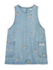 Liewood Blue Angelica Printed Denim Dress - Image 1 of 4
