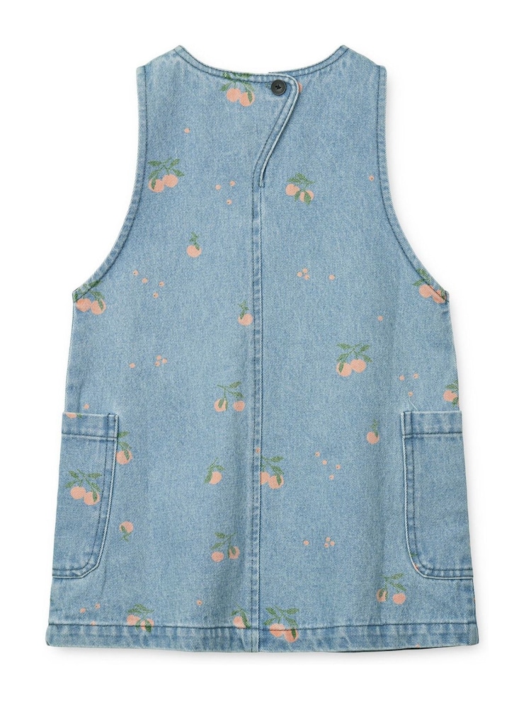 Liewood Blue Angelica Printed Denim Dress - Image 2 of 4