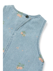Liewood Blue Angelica Printed Denim Dress - Image 3 of 4