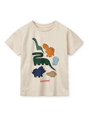 Liewood Cream Apia Placement Short Sleeve T-Shirt - Image 1 of 2