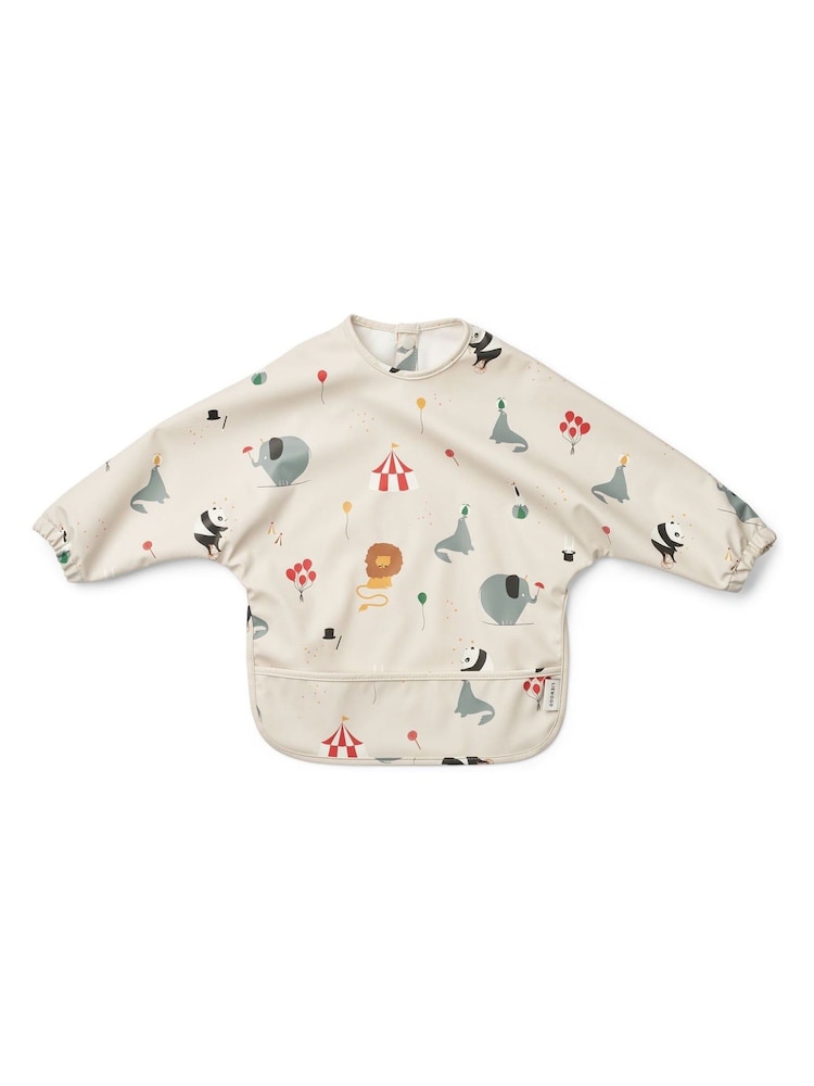 Liewood Printed Long Sleeve Bib - Image 1 of 2 Liewood Printed Long Sleeve Bib - Image 1 of 2