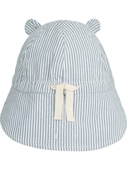 Liewood Gorm Reversible Seersucker Sun Hat With Ears - Image 2 of 4