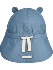 Liewood Gorm Reversible Seersucker Sun Hat With Ears - Image 4 of 4