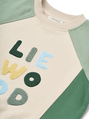 Liewood Green Aude Placement Sweatshirt - Image 3 of 4