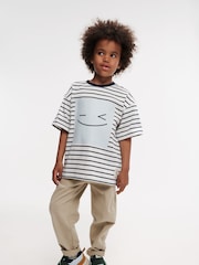 Blauw - Liewood Tyler Placement Short Sleeve T-Shirt - Image 1 of 1