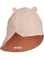 Liewood Gorm Reversible Seersucker Sun Hat With Ears - Image 1 of 7