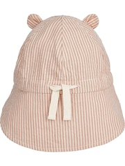 Liewood Gorm Reversible Seersucker Sun Hat With Ears - Image 2 of 7
