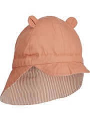 Liewood Gorm Reversible Seersucker Sun Hat With Ears - Image 3 of 7