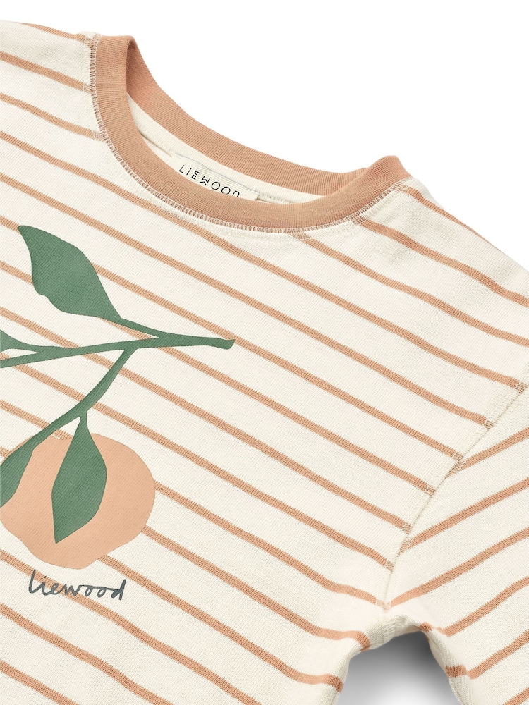 Roze - Liewood Tyler Placement Short Sleeve T-Shirt - Image 3 of 3
