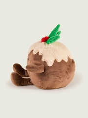 Warmies Brown Fully Heatable Christmas Pudding Plush - Image 4 of 6