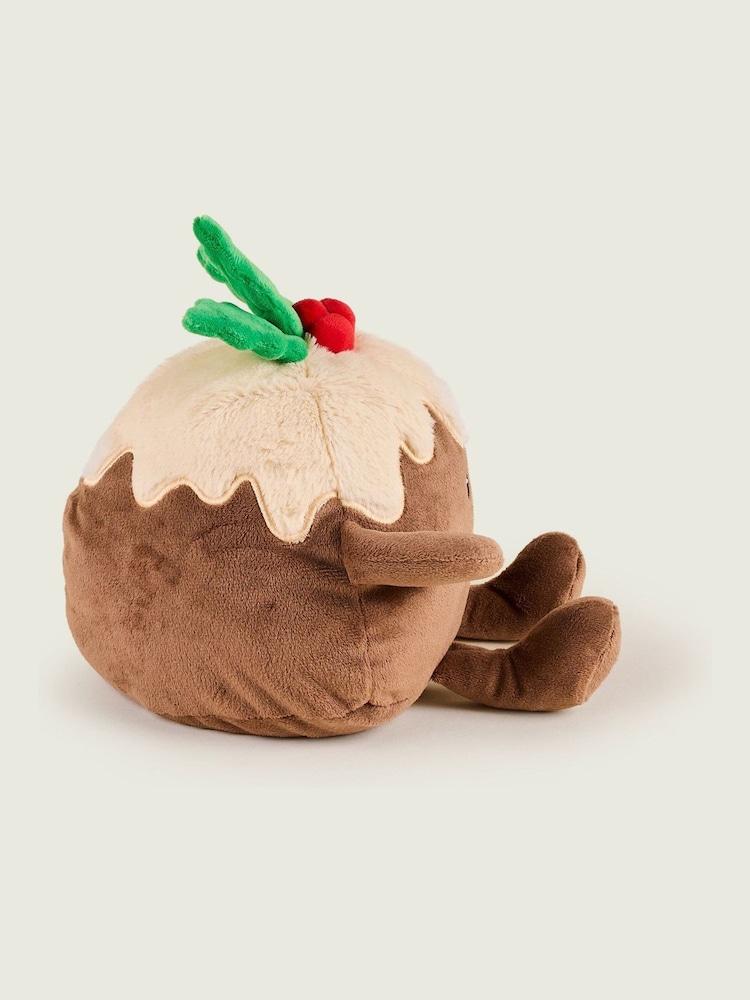 Warmies Brown Fully Heatable Christmas Pudding Plush - Image 6 of 6